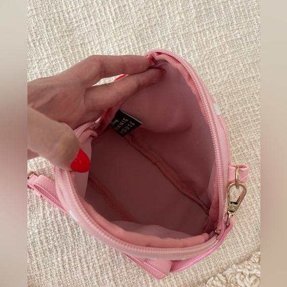 NWOT PINK DISNEY MICKEY POLA DOT PURSE - Picture 4 of 5